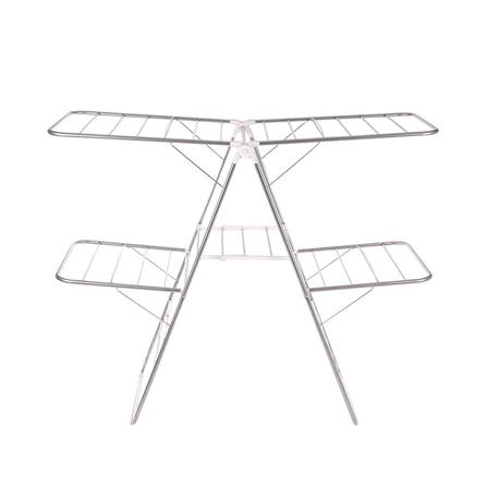 TOWEL RACK STNLESS 2TIER FOLDABLE 137X60X112CM PLIM