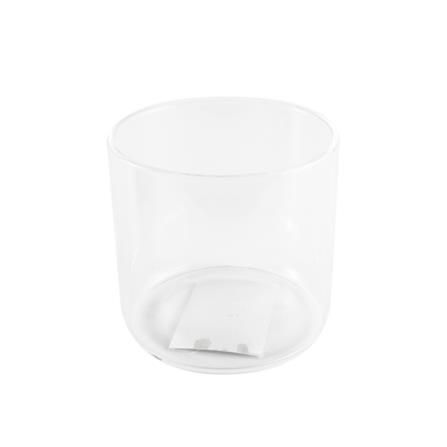 ROUND GLASS CANISTER WITH PULL LID S 0.45L