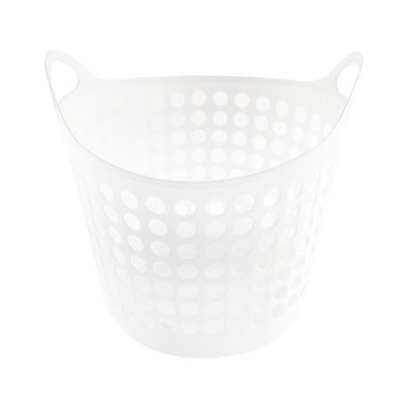 ROUND LAUNDRY BASKET PIONEER 86100014 WHITE