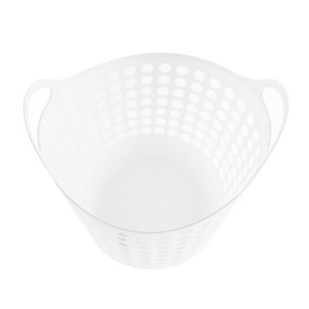 ROUND LAUNDRY BASKET PIONEER 86100014 WHITE