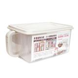 KEYWAY RICE CONTAINER WITH HANDLE 4.8L W29.9XD19.5XH13.4 CM CLEAR