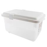 PLASTIC RICE STORAGE CONTAINER WITH MEASURING CUP KEYWAY D-5410 5KG