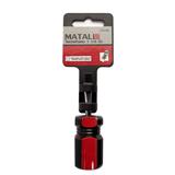 MATALL STEEL SCREWDRIVER SC38X6SH 1/5" BLACK-RED