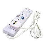 CENTO TRAILING SOCKET CT584 4 GANG 2M WHITE