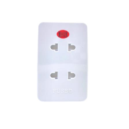 2PIN 4WAY ADAPTOR WITH NEON CT740N CENTO