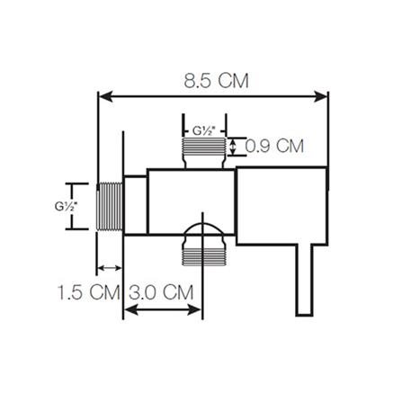 MOYA STOP VALVE PN-220 2-WAY