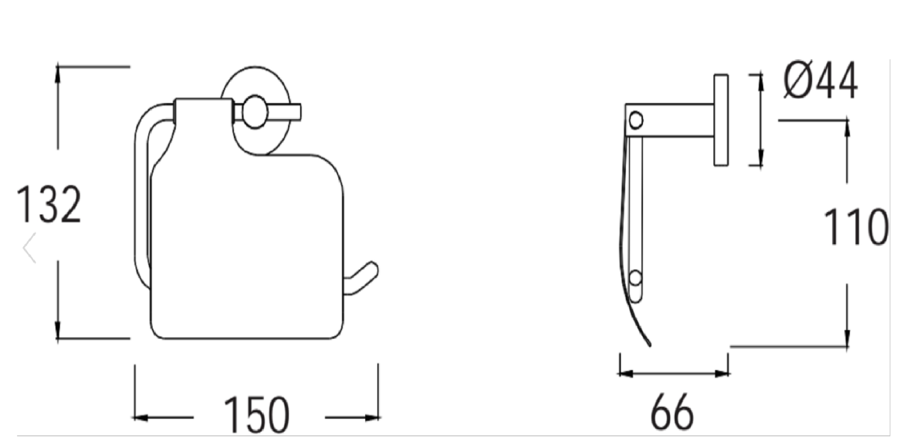 AMERICAN STANDARD TOILET TISSUE HOLDER K-2801-43-N CHROME