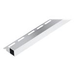 CORNERTRIM ALUMINIUM SILVER SQUARE 13MM 2M