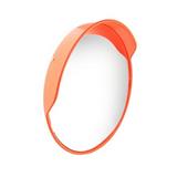 CONVEX TRAFFIC MIRROR WITH BRIM RIGHT 18" ORANGE