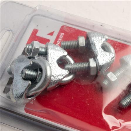 WIRE ROPE CLIP FITT 1/4" 4PCS
