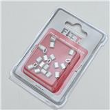 FITT PRESS CLAMP OVAL HOURGLASS 2MM 20PCS EACH