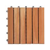 WOODEN FLOOR DECKING SPRING 30X30CM