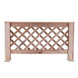 RUBBERWOOD FENCE SPRING O-01 NET W80XH45CM BROWN