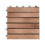 WOODEN FLOOR DECKING SPRING STRAIGHT SLATE 30X30CM
