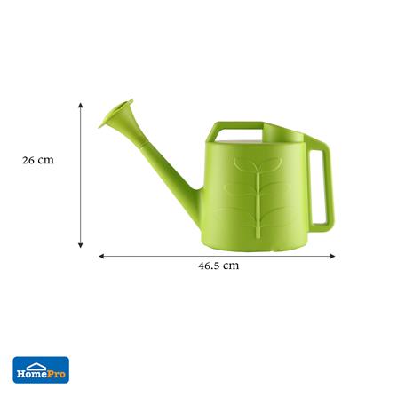 WATERING CAN SPRING LEAF 6L GREEN