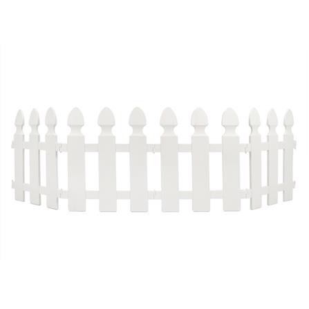 PLASTIC FENCE SPRING HT-702 WHITE W50XH55CM WHITE 4PCS