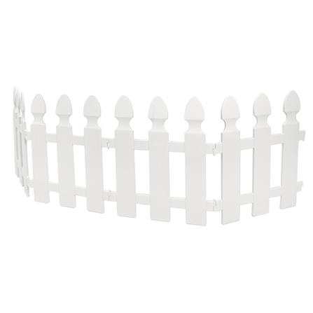 PLASTIC FENCE SPRING HT-702 WHITE W50XH55CM WHITE 4PCS