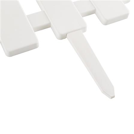 PLASTIC FENCE SPRING HT-704 W50XH21CM WHITE 4PCS