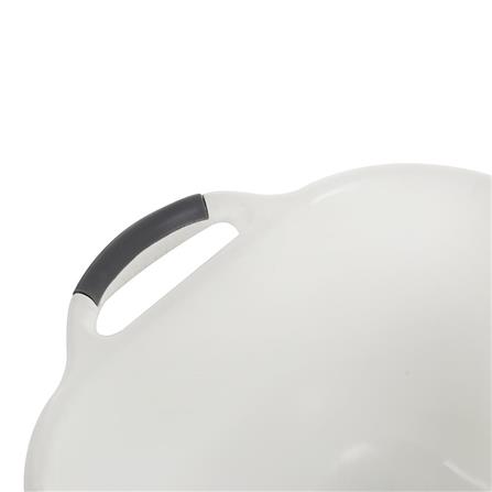 SQUARE BASIN PLIM 48X37cm WHITE