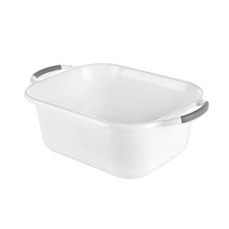 SQUARE BASIN  29X36cm PLIM WHITE