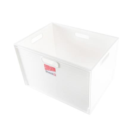 stackable storage box stacko dt-21 s white Images... STACKABLE STORAGE BOX STACKO UT-38 L 39X28X25CM WHITE