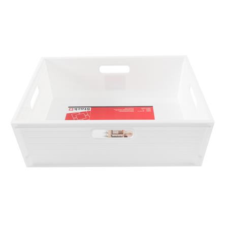 STACKABLE STORAGE BOX STACKO UT-31 M 39X28X13.3CM WHITE