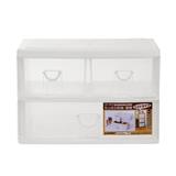 SMALL 2-DRAWER UNIT KEYWAY CK553 39X24.4X26.5CM WHITE