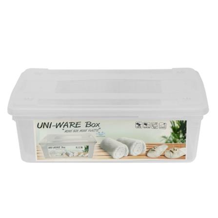 BOX WITH LID UNI-WARE 4891 34X21X11CM WHITE