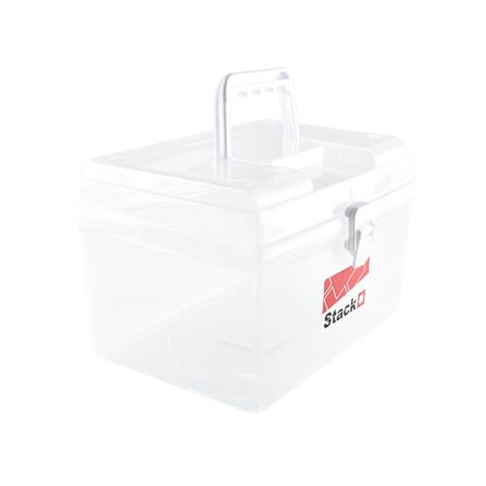 BOX WITH HANDLE UNI-WARE 4764 22X17X15CM WHITE