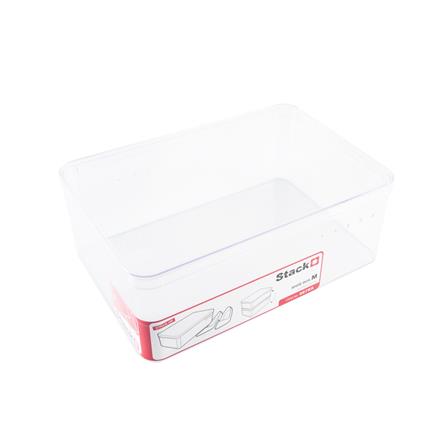 SHOE BOX STACKO 887RS 19.2X28X10.7CM CLEAR
