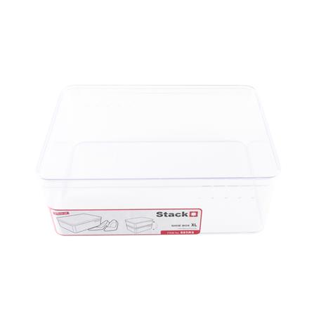 SHOE BOX STACKO 885RS 21.5X30.5X11.7CM CLEAR