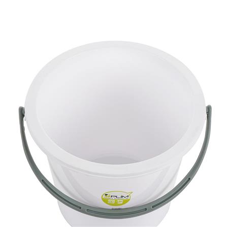 ROUND BUCKET PLIM 17L (4.5.gl) WHITE