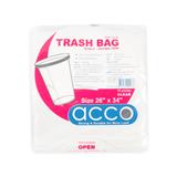 GARBAGE BAGS THIN ACCO 26X34" 15PCS CLEAR