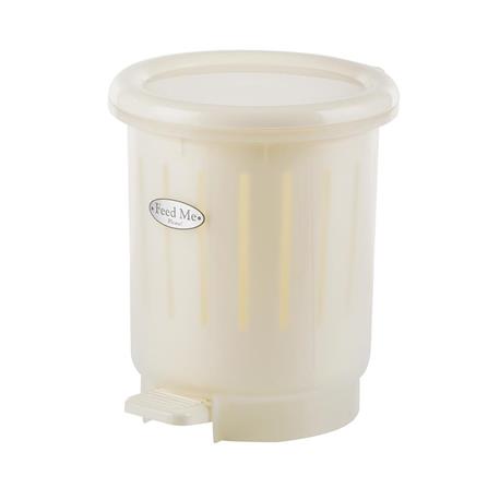 ROUND DUSTBIN PEDAL PIONEER PN69500014 17L WHITE