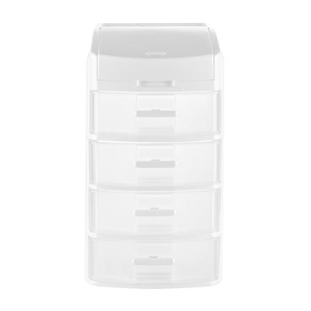 HOMEPRO APISITH DRAWER 4 TIER PLASTIC 29X15.8X20 CM WHITE