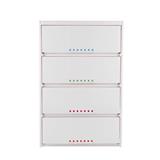 4 DRAWER STACKO 7DOT 61X46X92CM WHITE