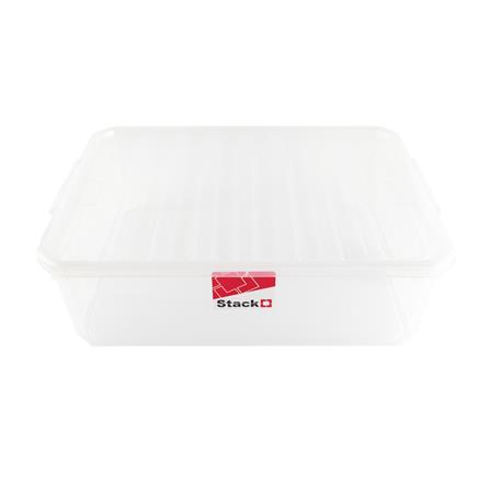 STORAGE BOX STACKO FAMILI 36L CLEAR