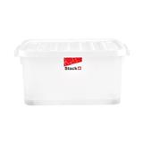 STORAGE BOX WITH WHEELS STACKO 2000 42L WHITE