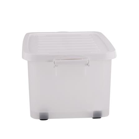 STORAGE BOX WITH WHEELS STACKO 2000 42L WHITE