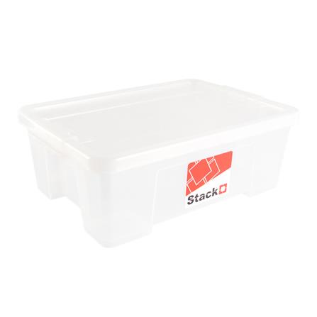 STORAGE BOX STACKO 6651 10L CLEAR