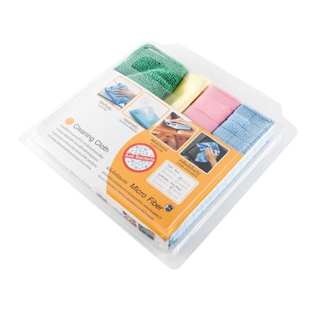 MULTIPURPOSE MICROFIBER CLEANING CLOTH ACCO 35x40xm 4 PCS MULTICOLOR