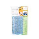 MULTIPURPOSE MICROFIBER CLEANING CLOTH ACCO TERRY I 30X30CM BLUE/GREEN PACK2