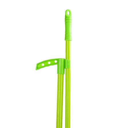 BROOM+DUSTPAN RUBBER EDGE YJ-1849 10" GREEN