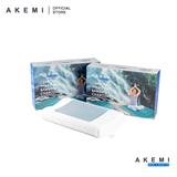 AKEMI M+H CONTOUR HYDRO GEL BAMBOO CHARCOAL MEMORY PILLOW 60X36X9/12CM WHITE