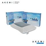 AKEMI MEMORY PILLOW M+H ORTHO HYDRO GEL BAMBOO CHARCOAL 60X40X14CM WHITE