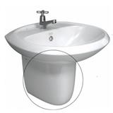 CLAYTAN SEMI PEDESTAL SR1711 WHITE