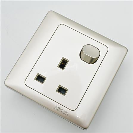 13A 1 GANG FLAT PIN SOCKET SIMON 51382 CC