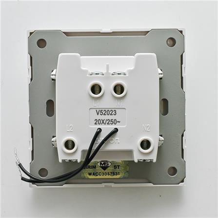 20A 1G 1WDP SW W/LED S13D0-2023 WH SIMON