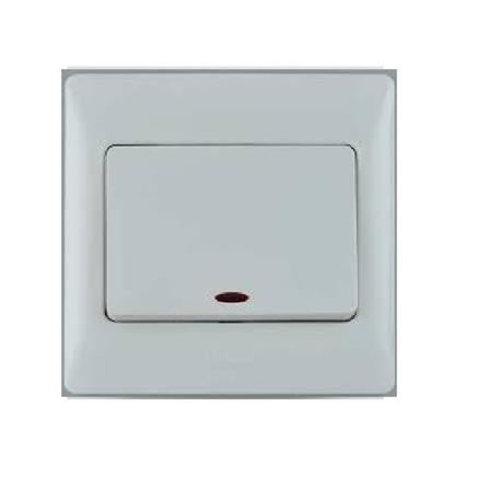 20A 1G DP SWITCH W/NEON K271L-DP-WH T&J