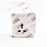 13A 1GANG UNIVERSAL SWITCH SOCKET T&J K818S-WHITE